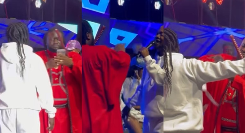 Prophet Ajaguraja makes money rain on Daddy Lumba at 60th birthday party