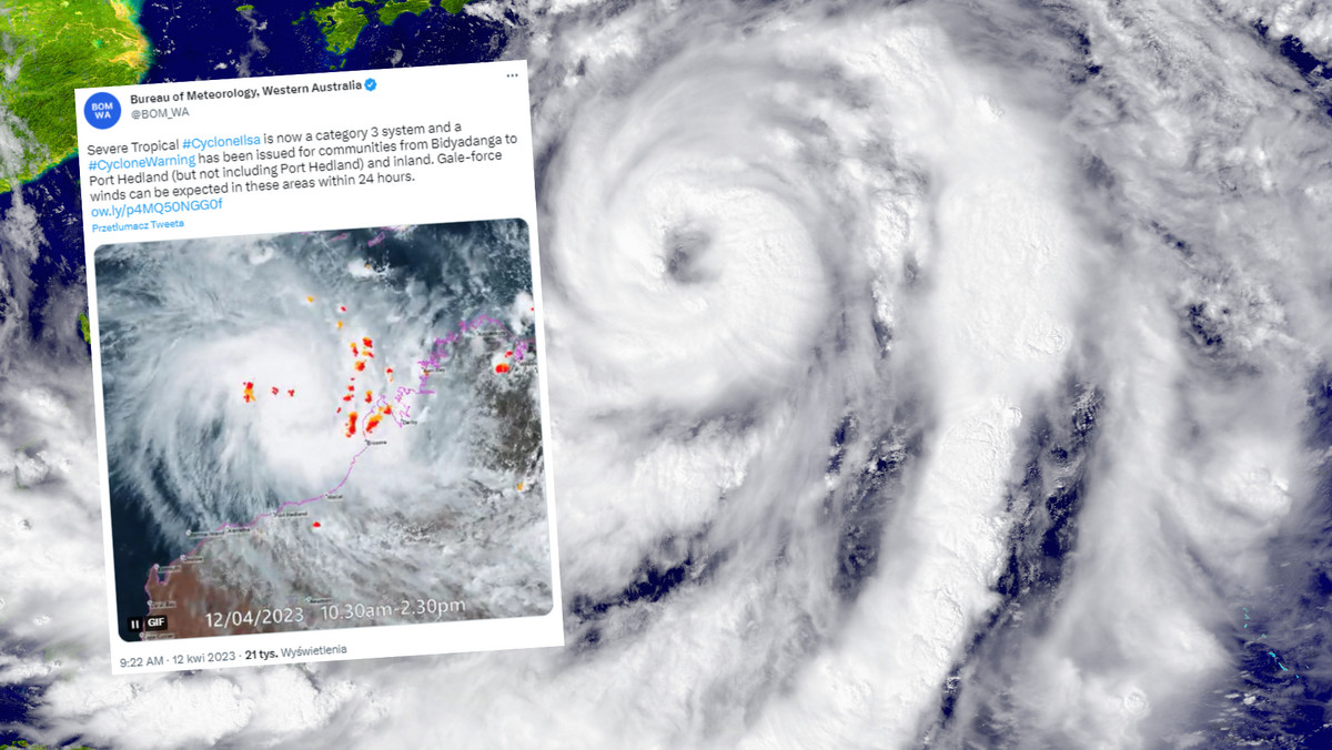 Australia szykuje się na uderzenie najsilniejszego od dekady cyklonu