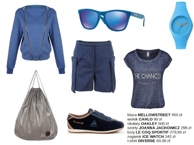 Monokolor od stóp do głów: letnie STYLIZACJE w różnych odcieniach niebieskiego