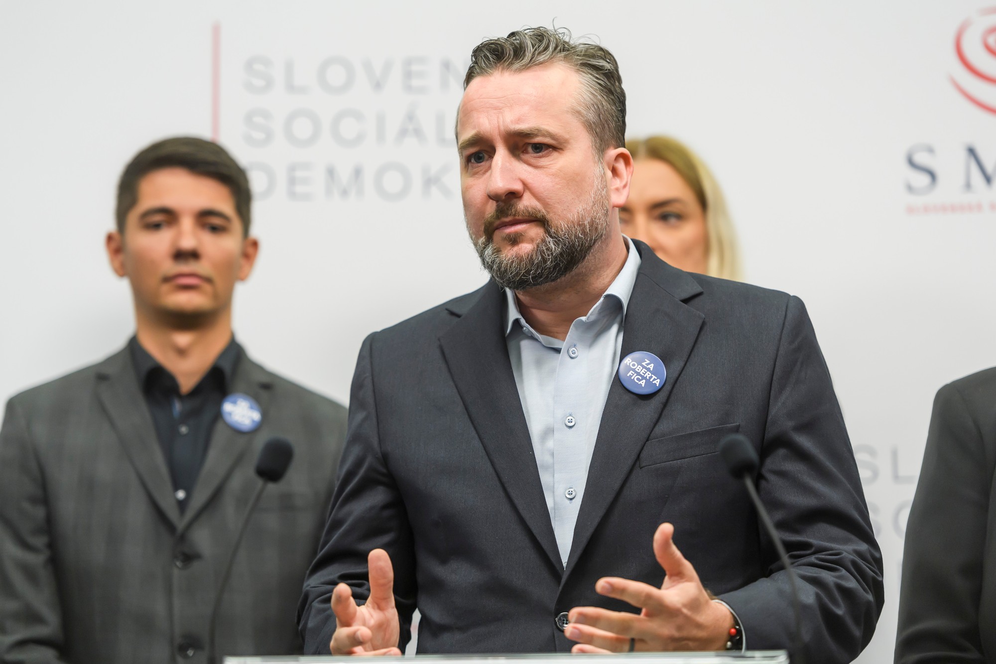 Zľava Erik Kaliňák a Ľuboš Blaha.