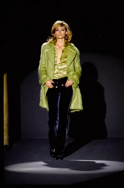 Amber Valetta na pokazie Gucci ready to wear 1995