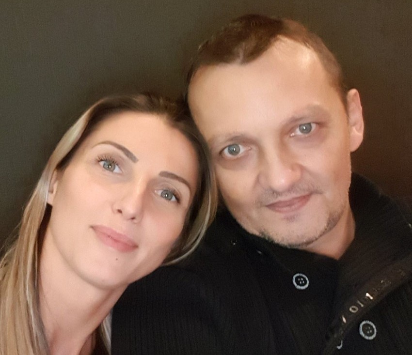 Boban Kopunović sa suprugom