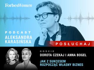 Podcast Forbes Women. Aleksandra Karasińska – Anna Bogel i Dorota Czekaj