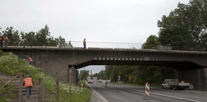 Remontują wiadukt na drodze z Gliwic do Wrocławia