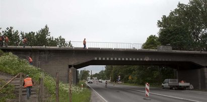 Remontują wiadukt na drodze z Gliwic do Wrocławia