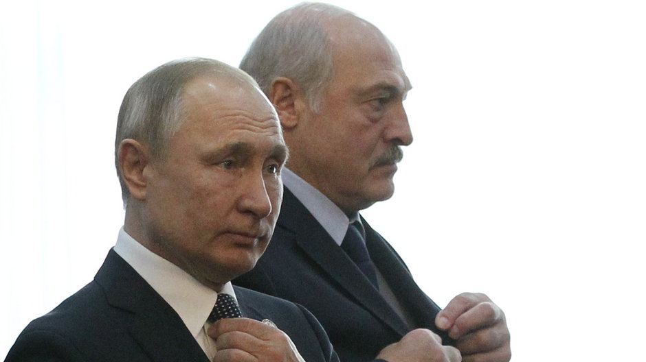 Władimir Putin i Alaksandr Łukaszenka