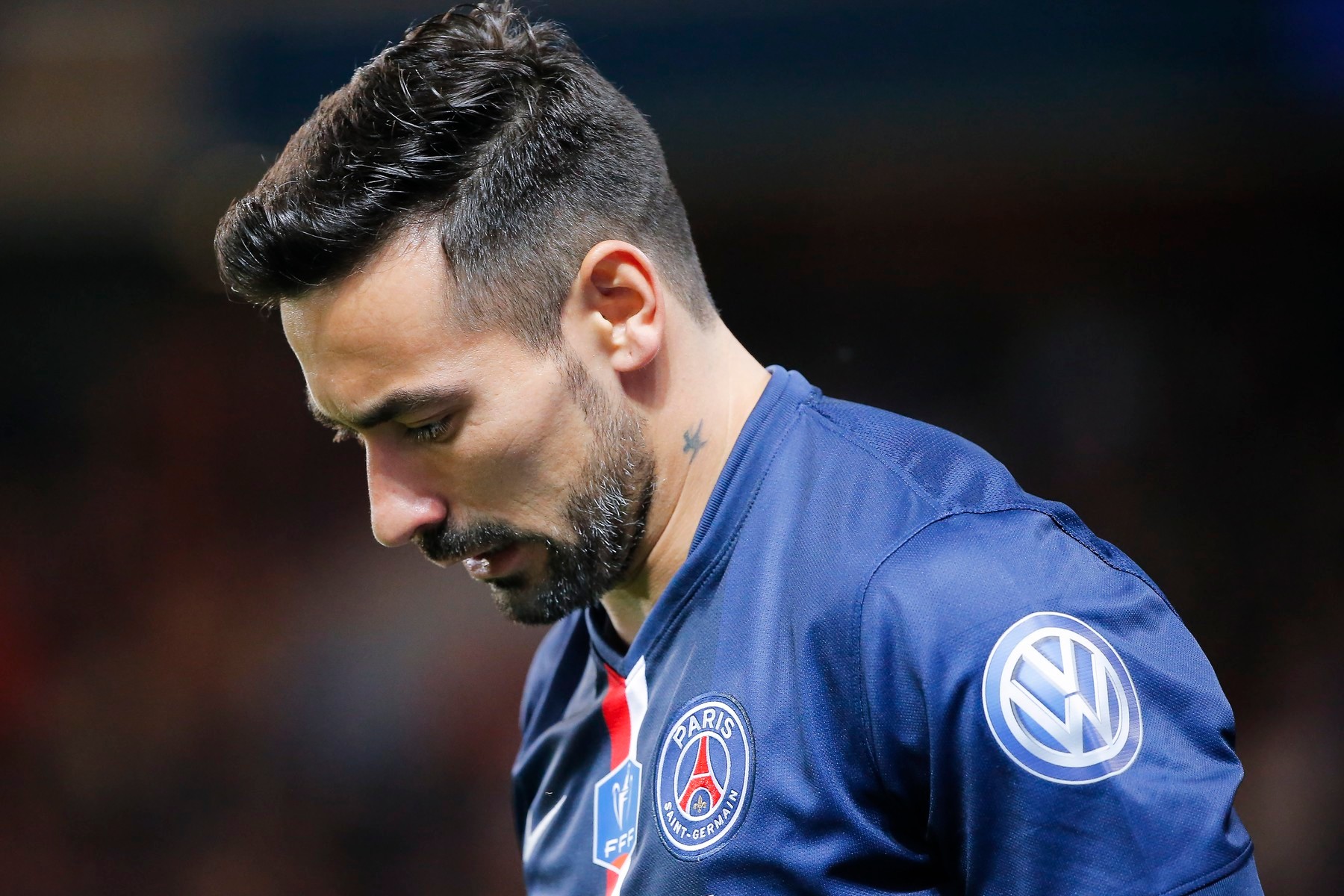 Bývalý argentínsky futbalový reprezentant Ezequiel Lavezzi.