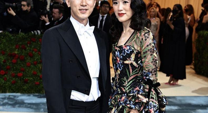TikTok CEO Shou Chew and his wife Vivian Kao attended the 2022 Met Gala. This year's gala will be his first public appearance since the TikTok ban bill.Dimitrios Kambouris / Getty