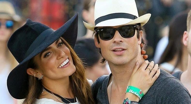  Ian Somerhalder and Nikki Reed