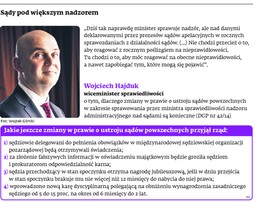 Rząd nastaje na niezawisłość sędziów