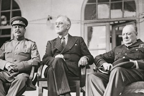 Józef Stalin, Franklin Delano Roosevelt i Winston Churchill