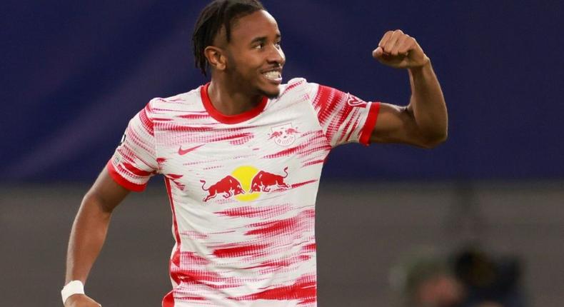 Leipzig midfielder Christopher Nkunku has scored four goals in two Champions League defeats Creator: Odd ANDERSEN