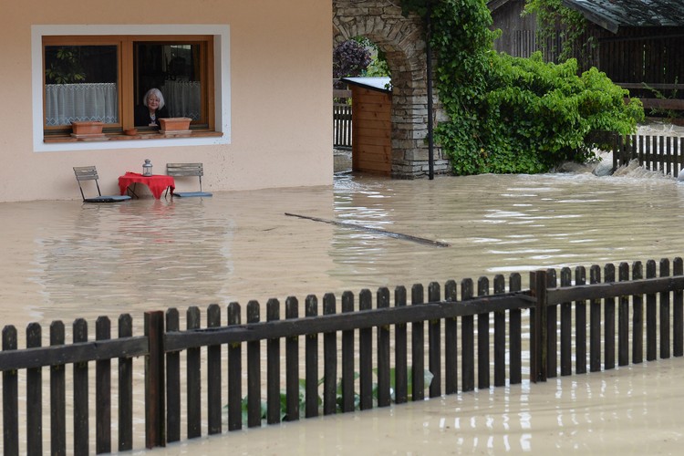 Prowincja Salzburg pod wodą