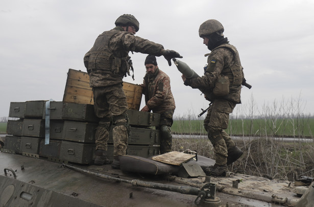 Ukraińscy żołnierze w Donbasie