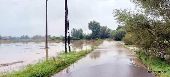 Podtopienia w Dąbrowie Tarnowskiej