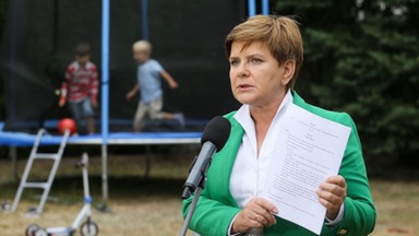 Szydło: projekt 500 zł na drugie dziecko zrealizujemy jako pierwszy