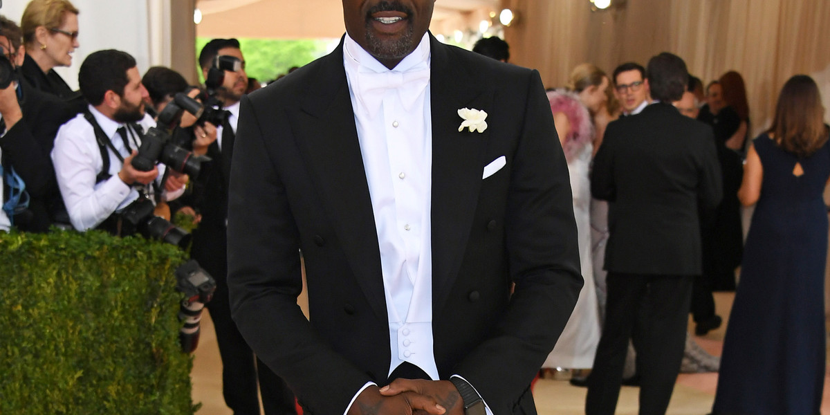 Idris Elba at the 2016 Met Ball.