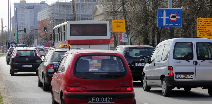 Zaczynają budowę na Politechniki. Korki!