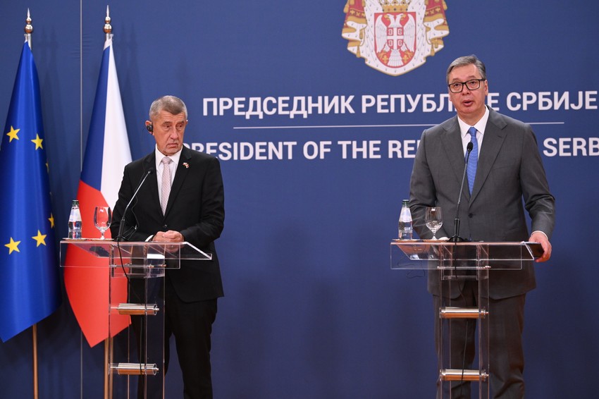 Aleksandar Vučić, Andrej Babiš 