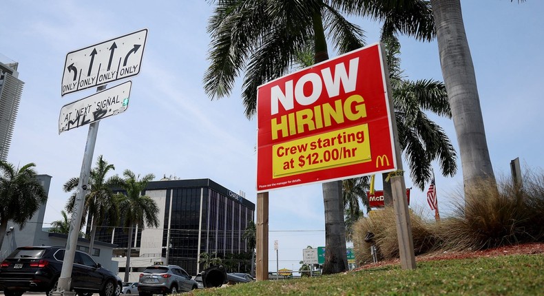 Non-farm payroll numbers are due Friday.Joe Raedle/Getty Images