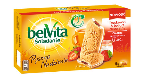 belVita Pyszne Nadzienie Truskawki 