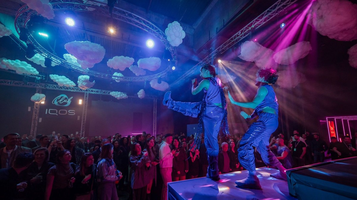 IQOS Electric Purple event