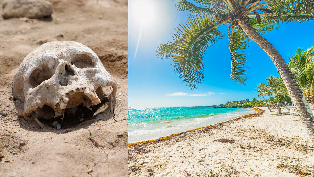 Rajska plaża, na której wciąż pojawiają się... ludzkie kości