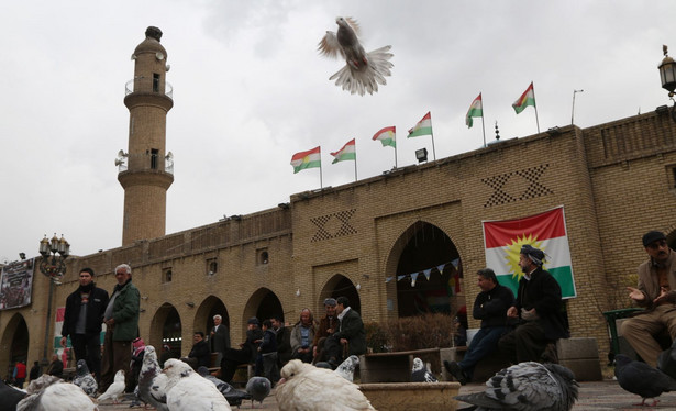 Miasto Erbil w Iraku