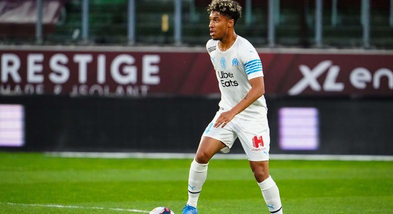 Boubacar Kamara sous les couleurs de l'OM