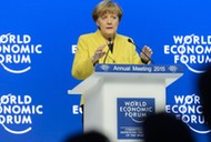 merkel, davos, rosja, putin