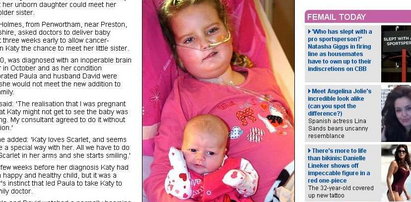 Kazała lekarzom wywołać poród, by śmiertelnie chorej siostrzyczce...