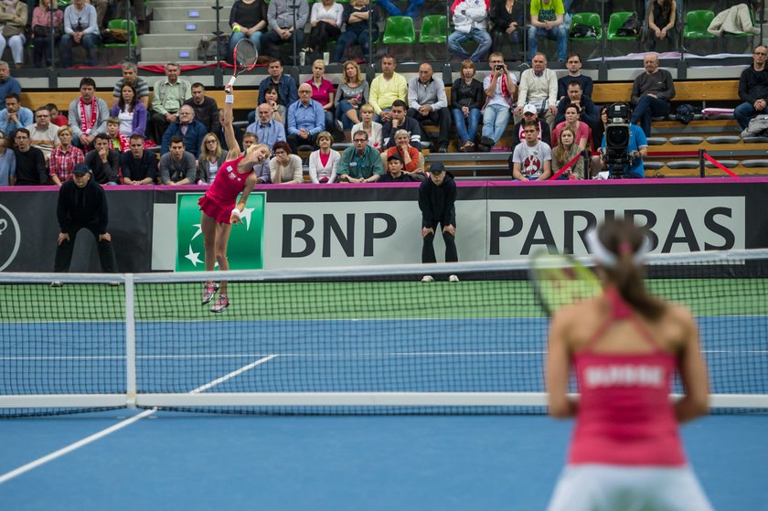 Przegrana reprezentacji Polski ze Szwajcarią w Fed Cup 2:3.