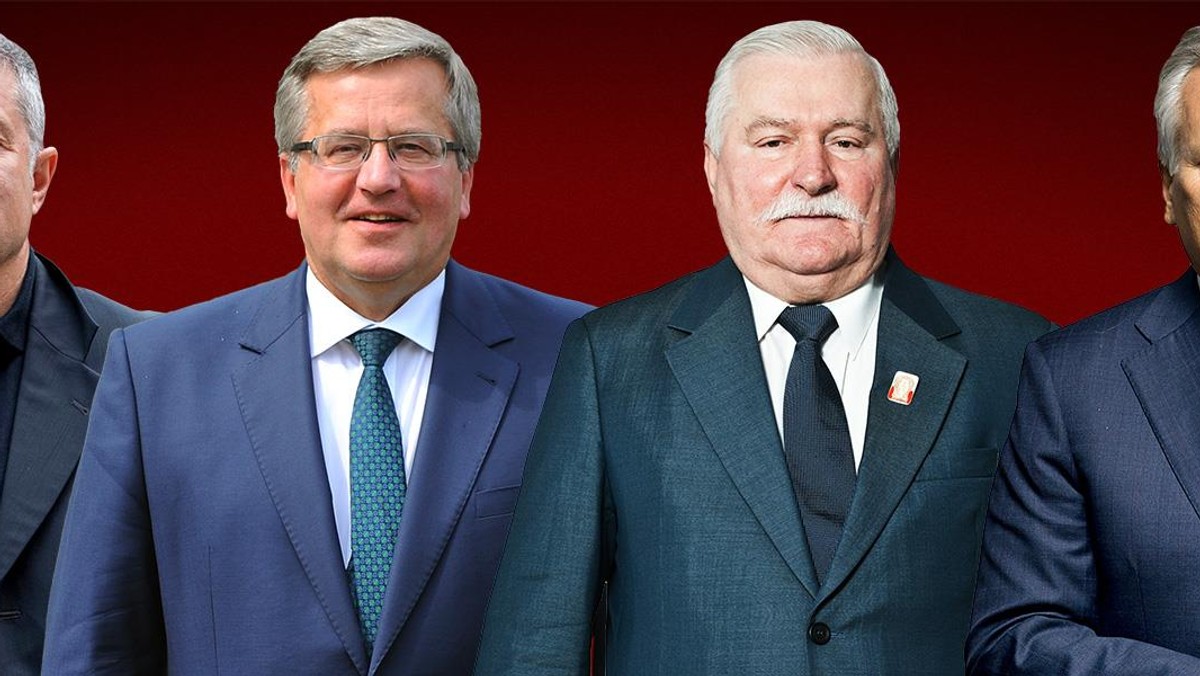 Frasyniuk, Wałęsa, Kwaśniewski, Komorowski