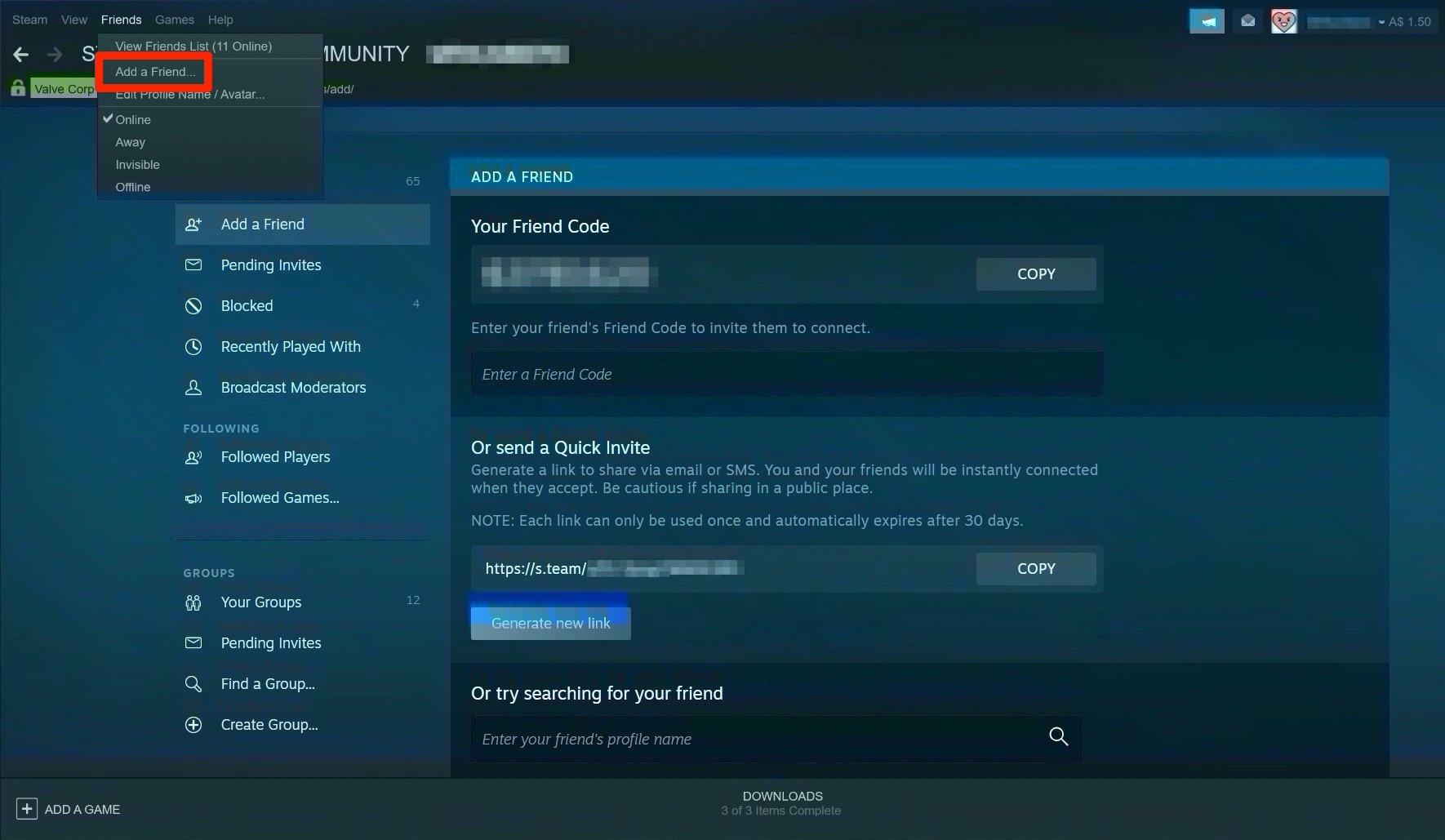 Steam account adding friends фото 1