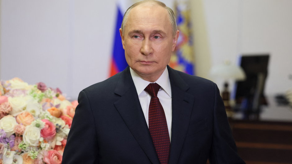 Władimir Putin w Moskwie, marzec 2024 r.