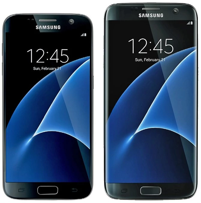 Samsung Galaxy S7 i S7 edge z przodu