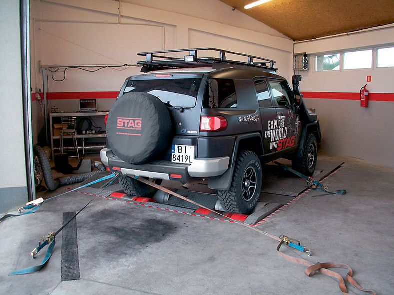 Test Toyoty FJ Cruiser z instalacją LPG