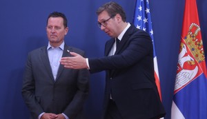 Ričard Grenel i Aleksandar Vučić