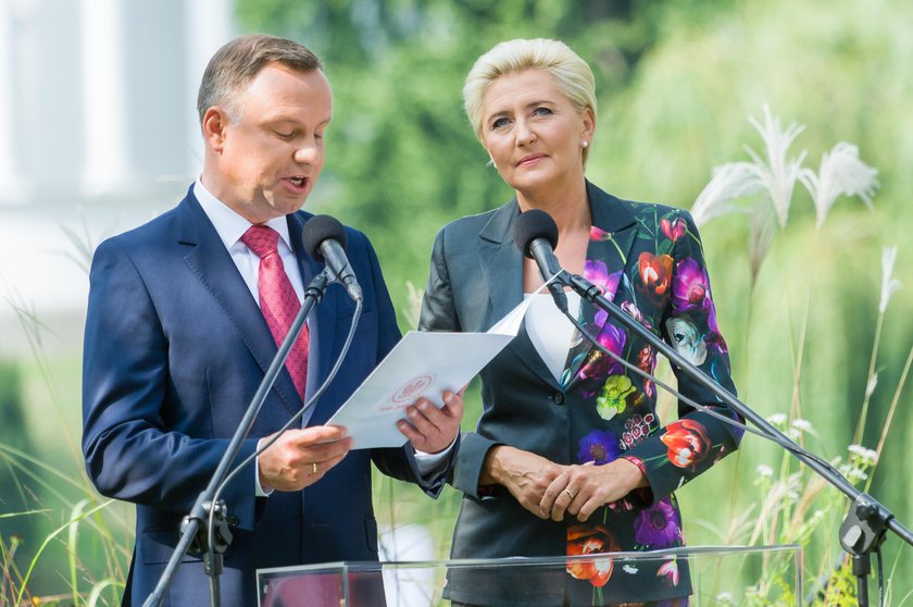 Andrzej Duda i Agata Kornhauser-Duda