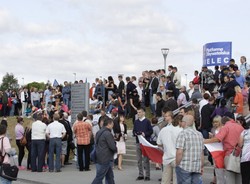 Konwencja Platformy w Gdańsku. "Turyści z PO", "Mordercy prezydenta"