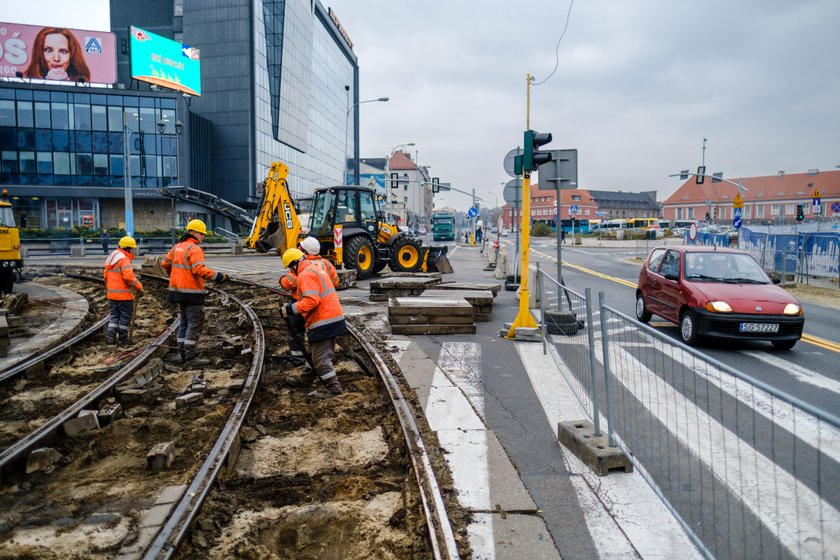 Zamknęli ul. Zwycięstwa w Gliwicach na pół roku