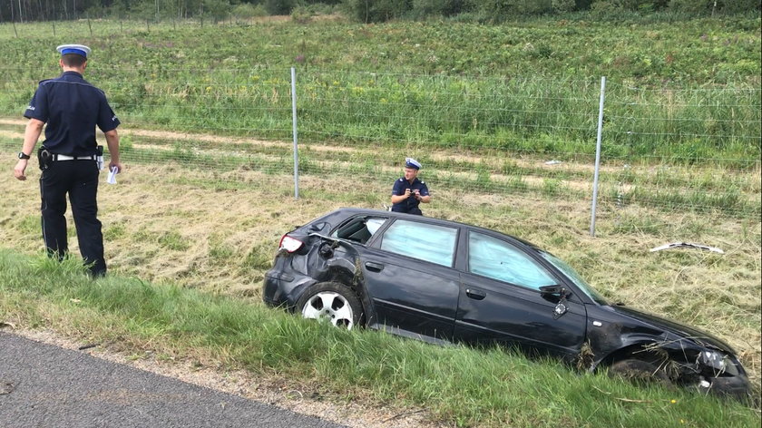 Policja szuka świadków tego wypadku na A-4 w Jaworznie