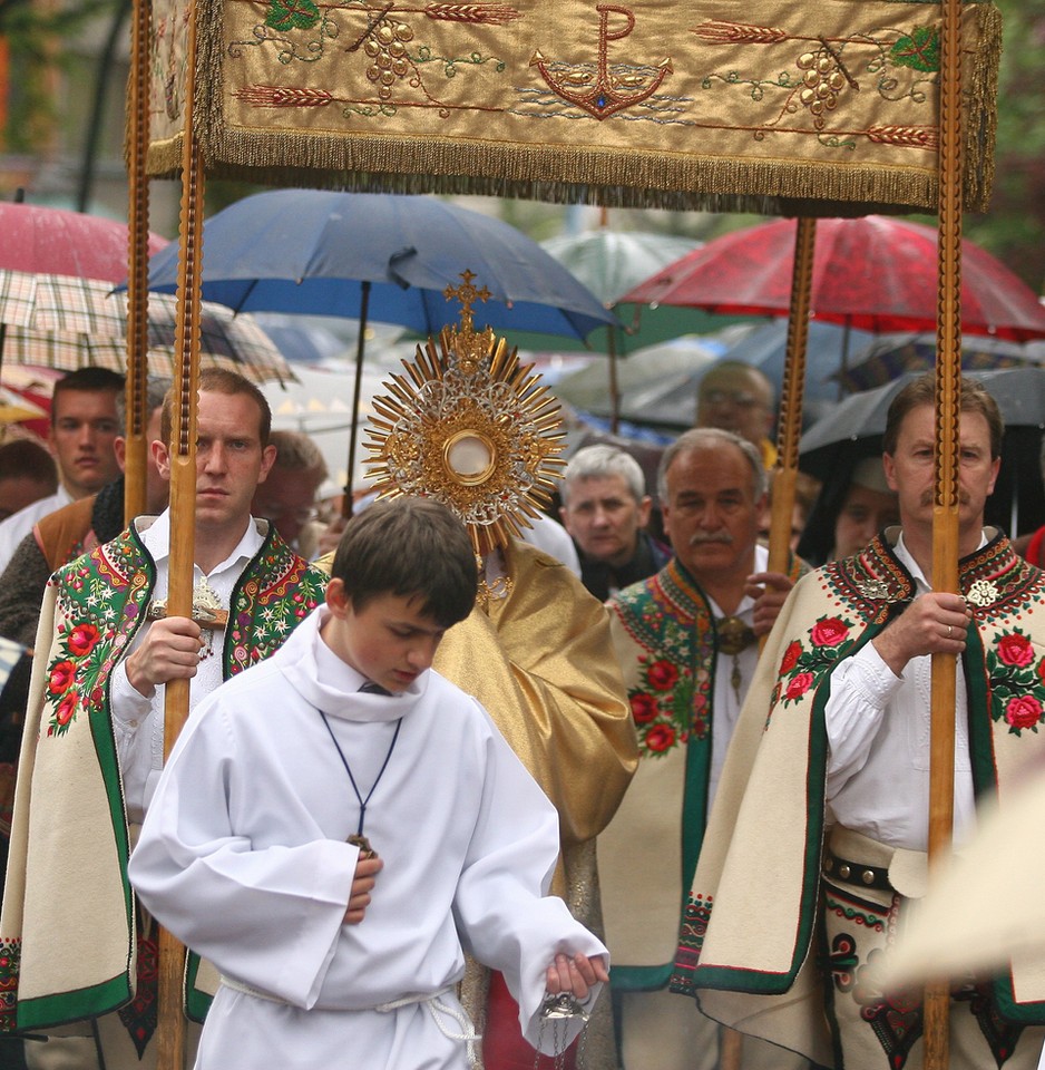 ZAKOPANE BOŻE CIAŁO PROCESJA