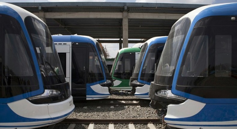 The two-line, 34-kilometre light rail system in Ethiopia's capital Addis Ababa has been touted as a sign of the dividends the country's rapid economic growth is paying to its people