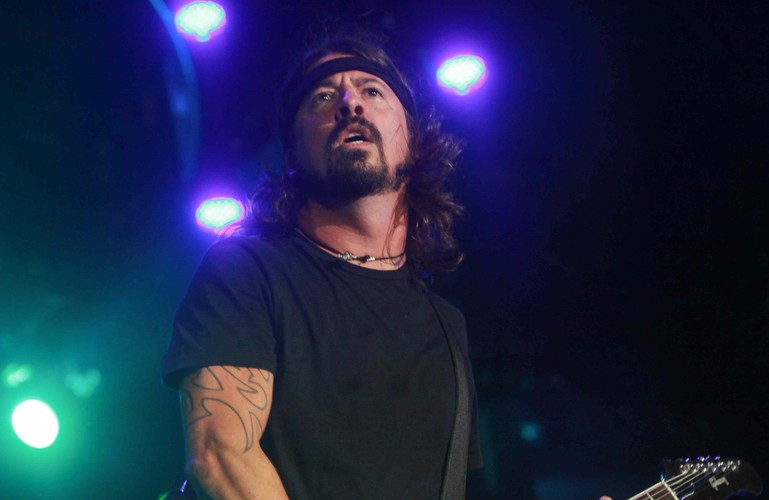 Dave Grohl na festiwalu Lollapalooza (2012)