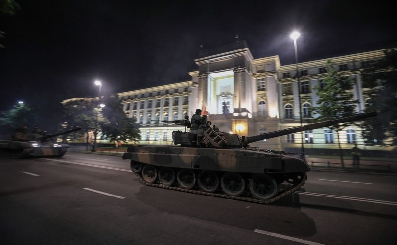 Nocna próba przed defiladą