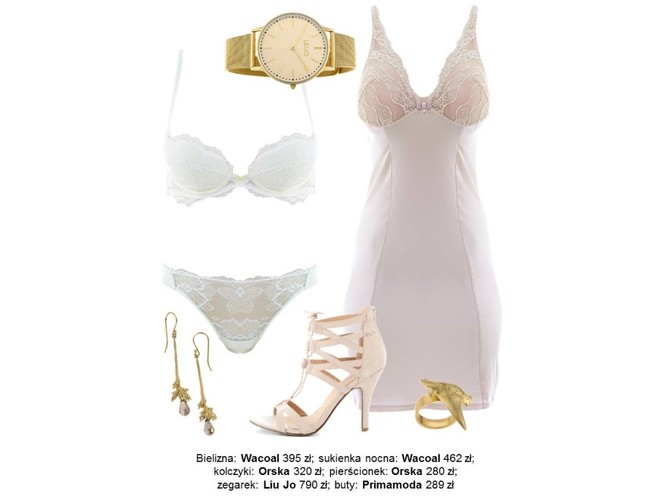 STYLIZACJE z romantyczną bielizną