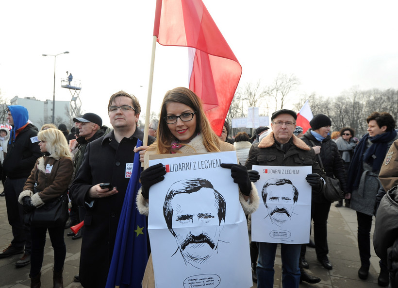 Marsz pod hasłem "My, Naród" zorganizowany przez Komitet Obrony Demokracji, PAP/Marcin Obara