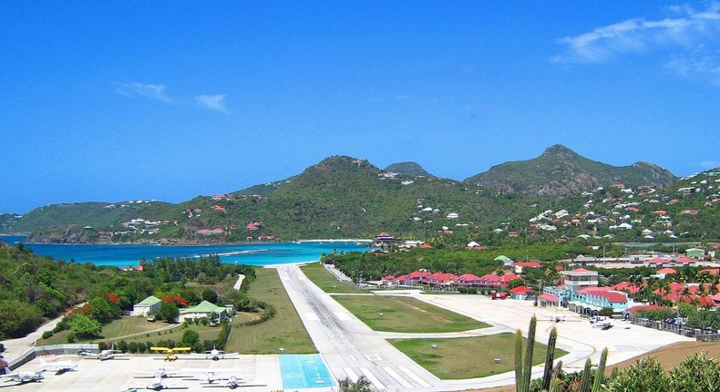 St Gustaf Airport St Barths