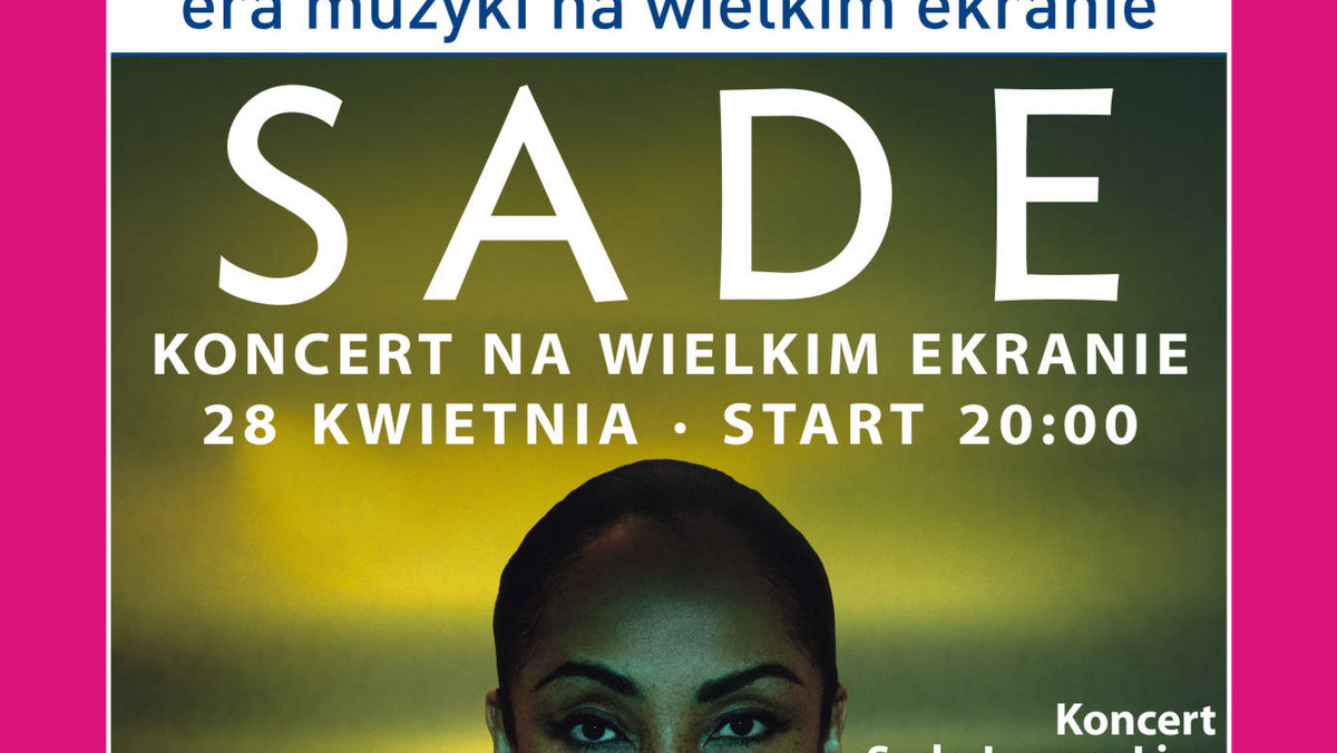 Już 28 kwietnia po raz pierwszy na wielkim ekranie w całej Polsce! Zobacz niesamowity koncert "Sade Lovers Live", w aż 21 kinach sieci Multikino i Silver Screen.